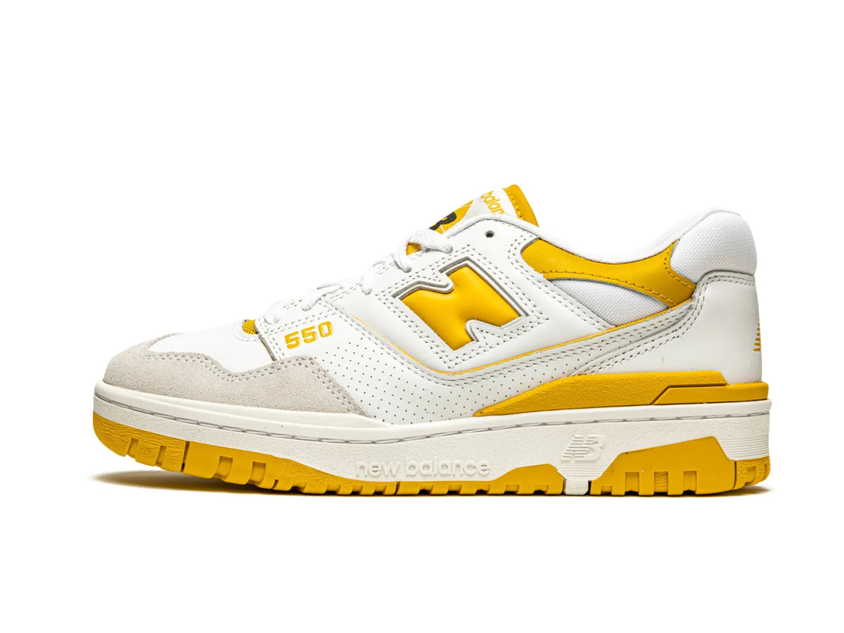 New Balance 550 Sea Salt "Varsity Gold" - street-bill.dk