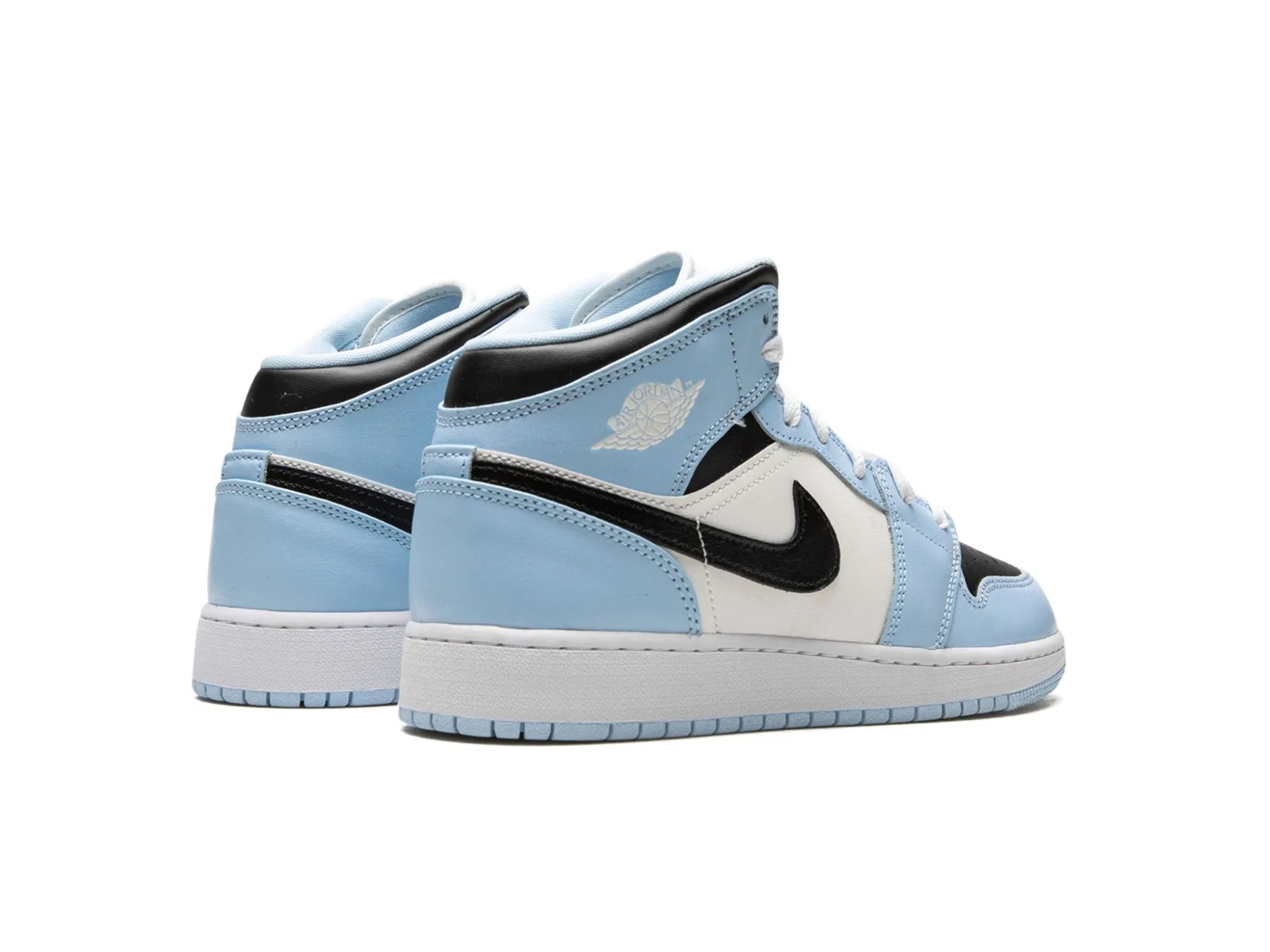 Nike Air Jordan 1 Mid "Ice Blue Black" - street-bill.dk