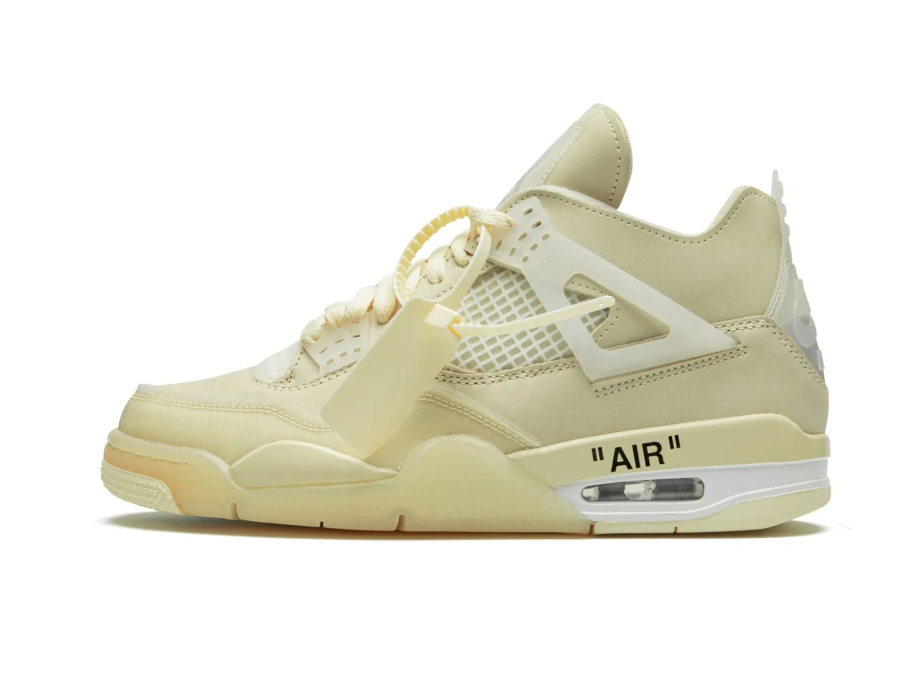 Nike Air Jordan 4 Retro X Off-White "Sail" - street-bill.dk