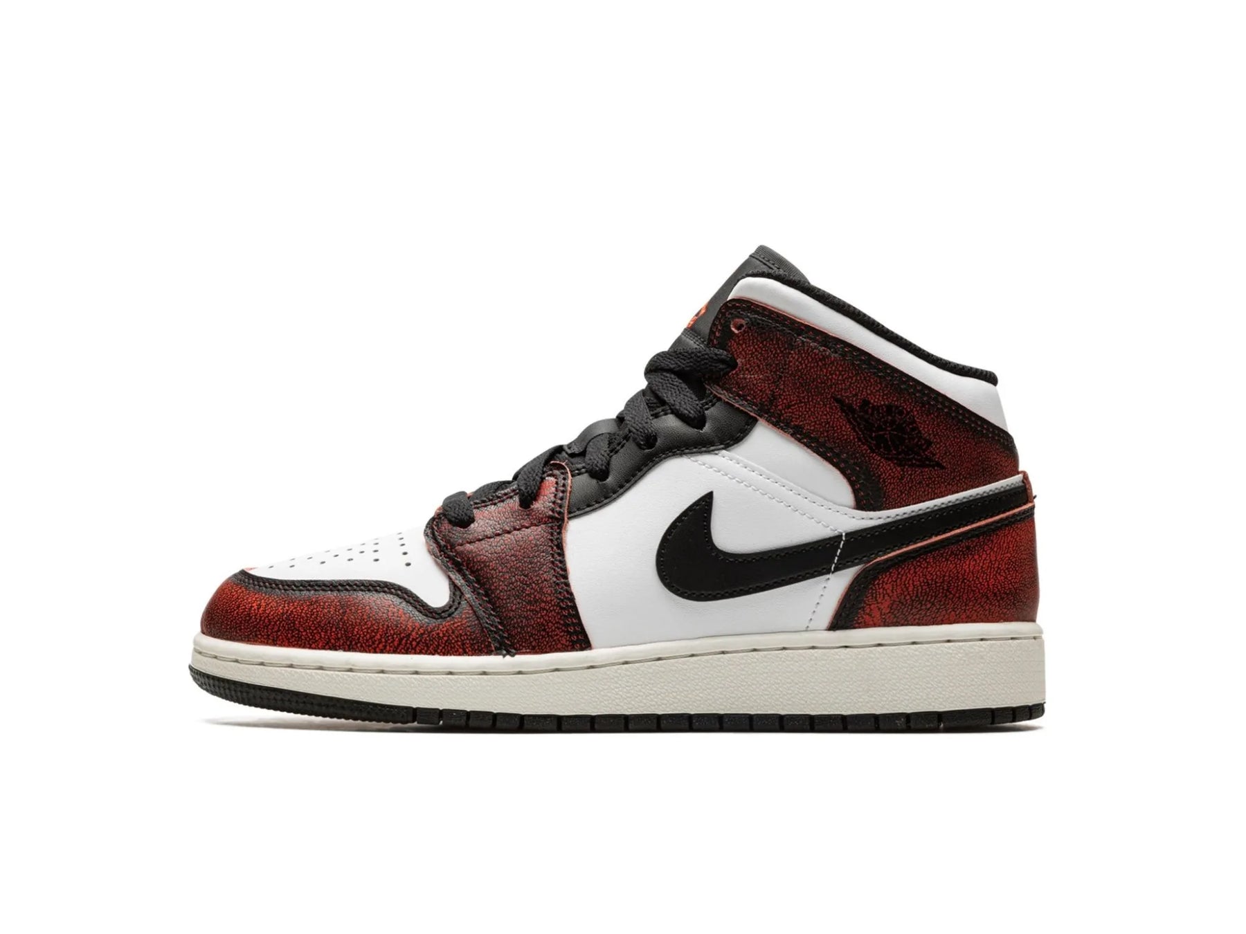 Nike Air Jordan 1 Mid "Wear-Away Chicago" - street-bill.dk