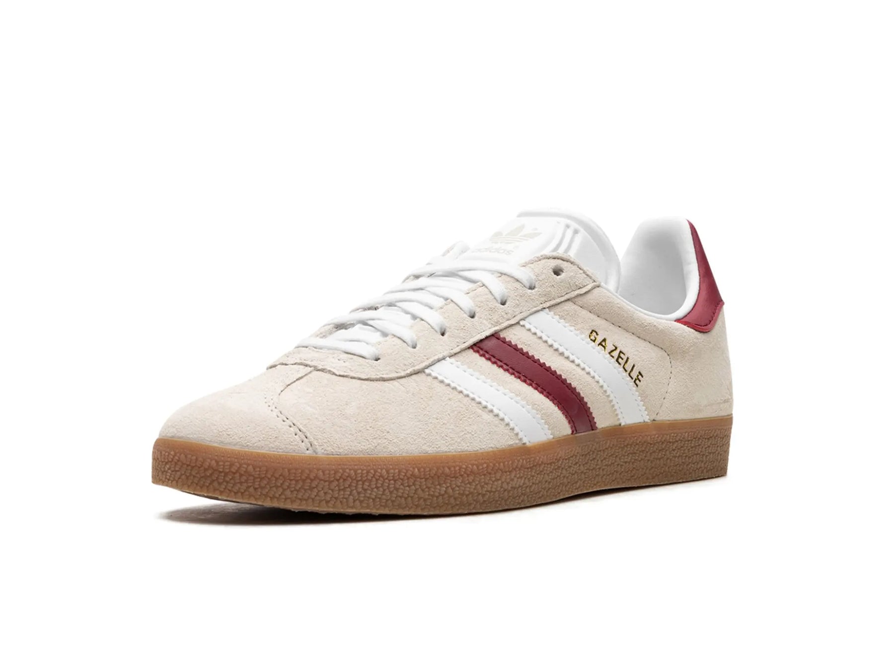 Adidas Gazelle "Aluminum Collegiate Burgundy" - street-bill.dk