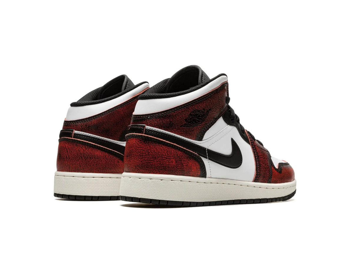 Nike Air Jordan 1 Mid "Wear-Away Chicago" - street-bill.dk