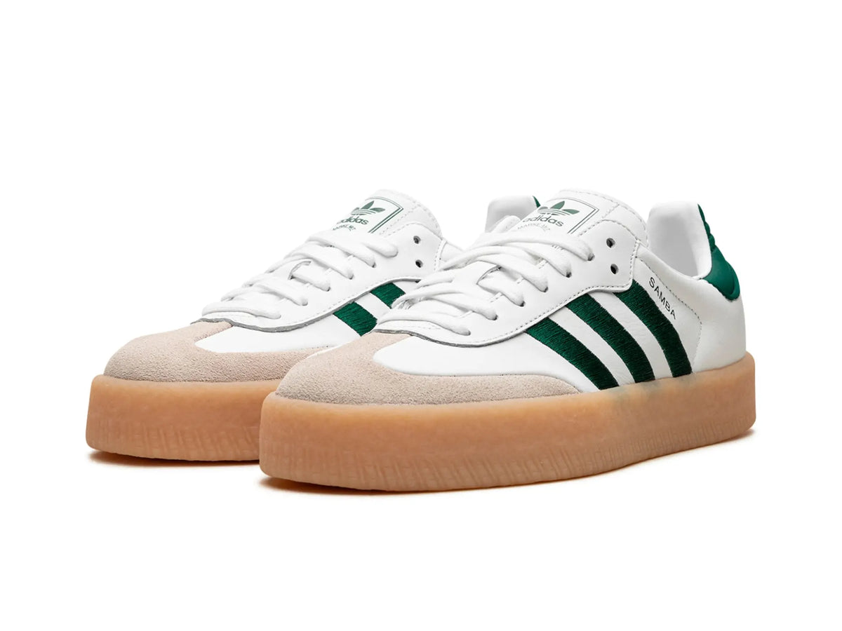 adidas Sambae White Collegiate Green Gum (Women's)