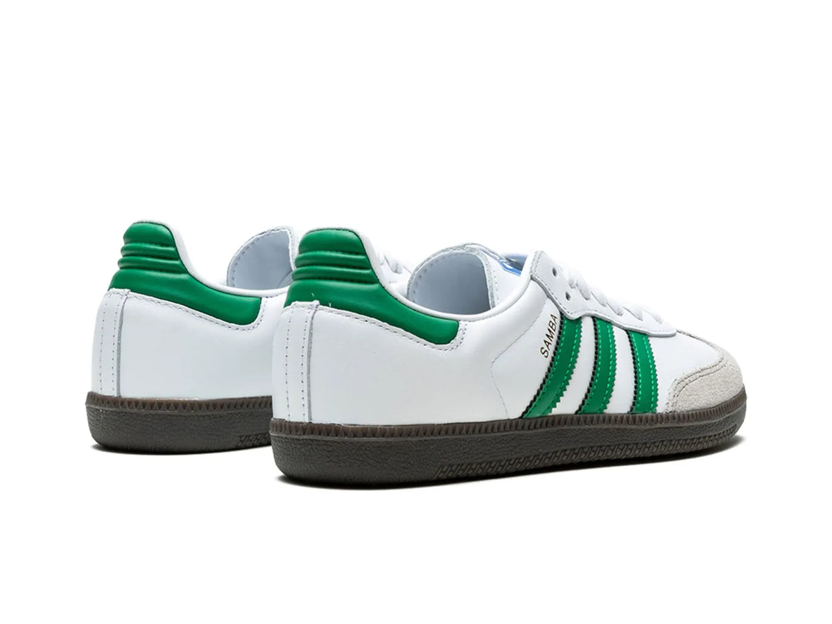 Adidas Samba "Footwear White Green" - street-bill.dk