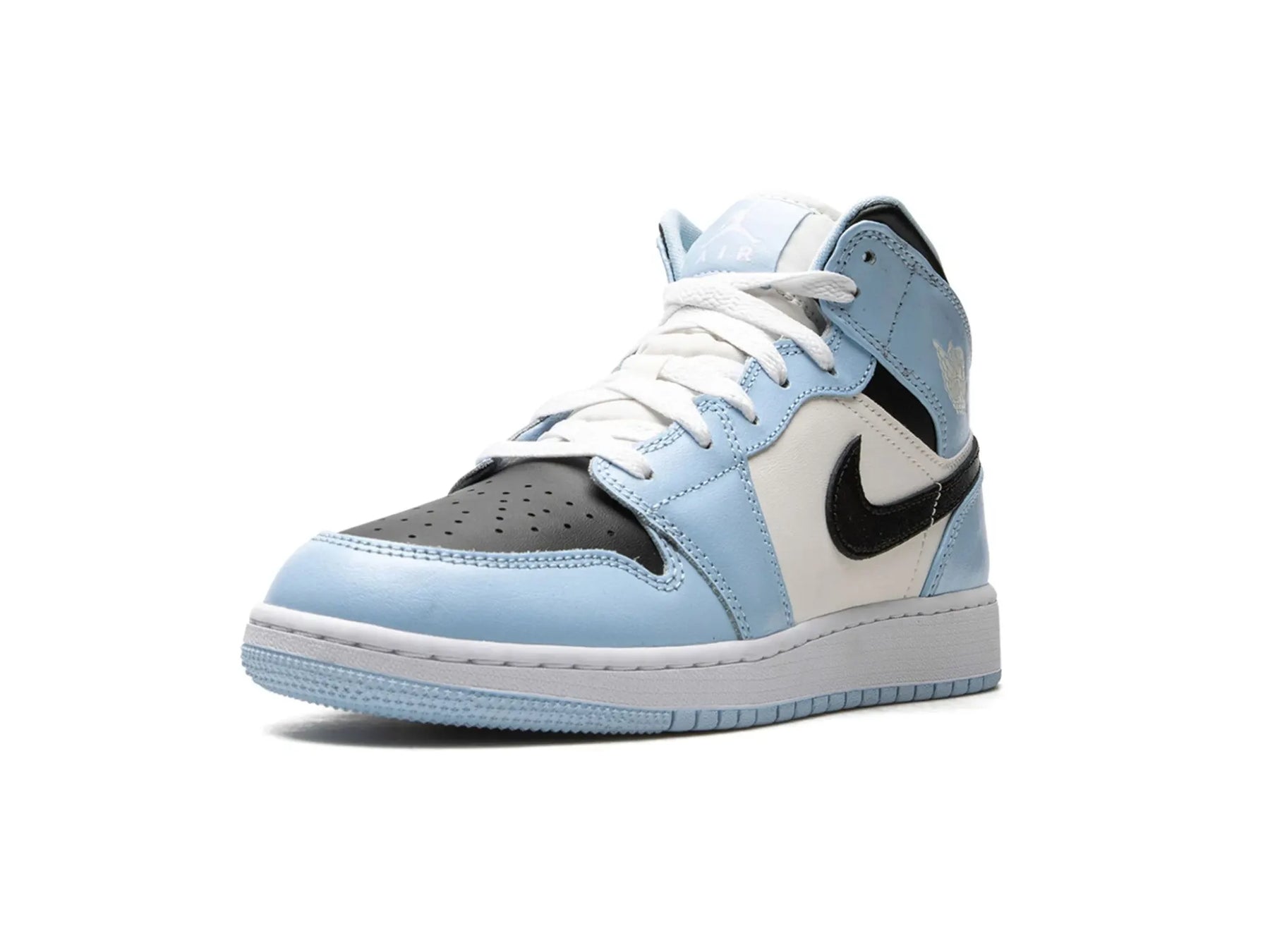 Nike Air Jordan 1 Mid "Ice Blue Black" - street-bill.dk