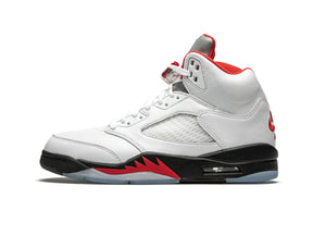 Nike Air Jordan 5 Retro "Fire Red Silver Tongue" - street-bill.dk