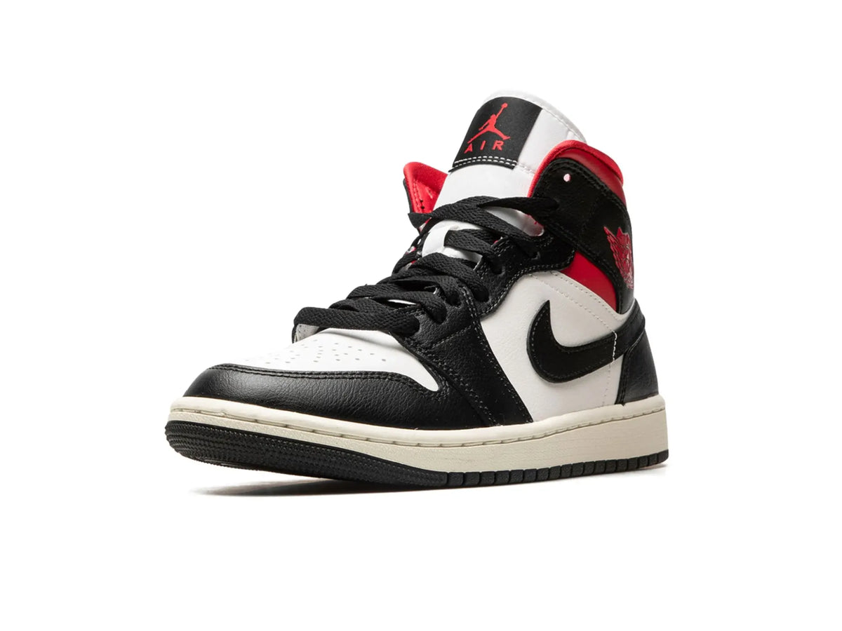 Nike Jordan 1 Mid "Gym Red Panda" - street-bill.dk