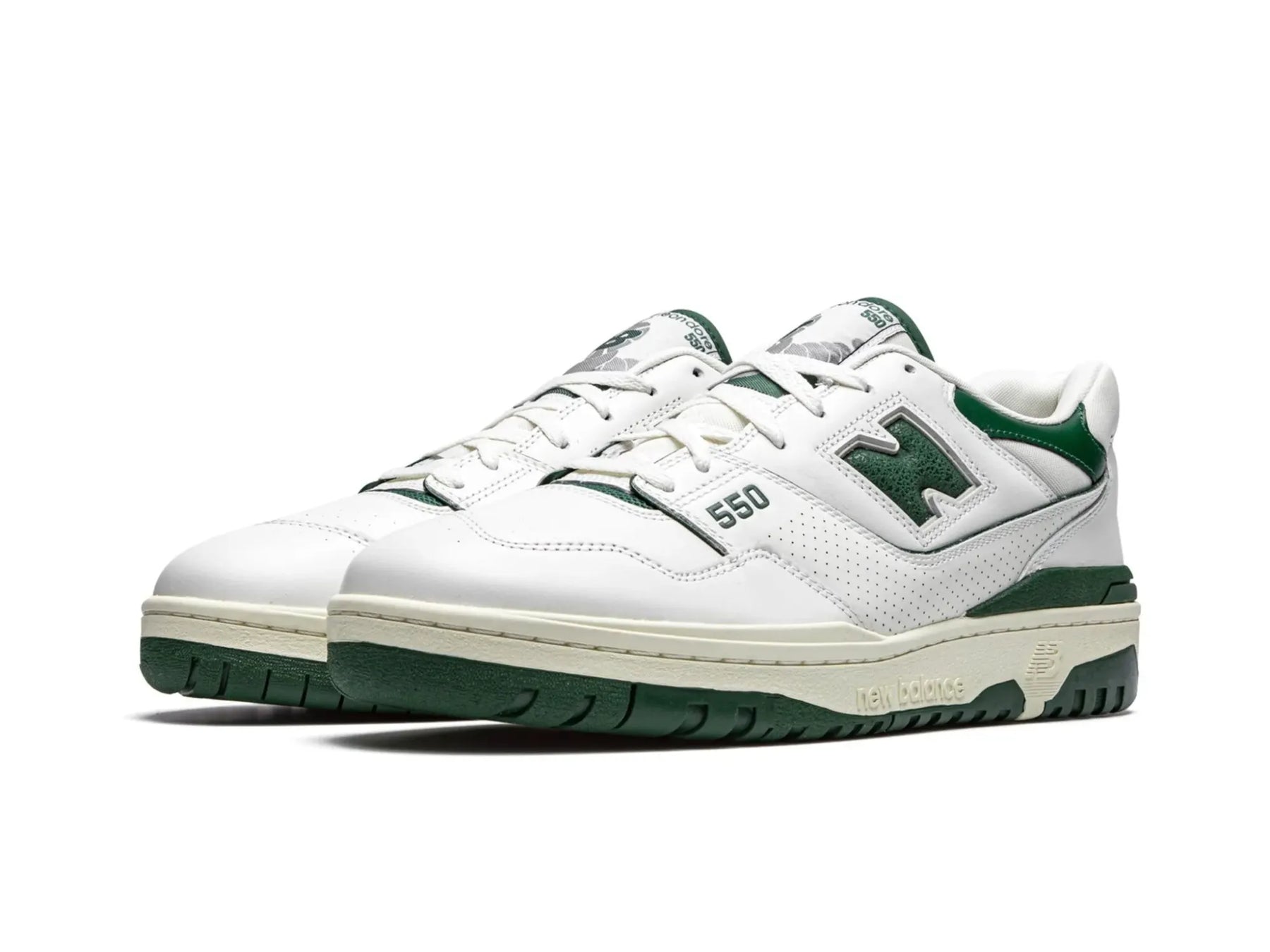 New Balance 550 X Aimé Leon Dore "White Green" - street-bill.dk