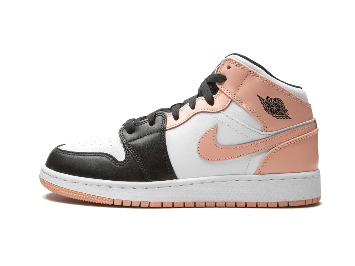 Nike Air Jordan 1 Mid "Crimson Tint Toe" - street-bill.dk