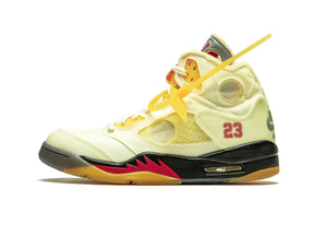 Nike Air Jordan 5 Retro X Off-White "Sail" - street-bill.dk