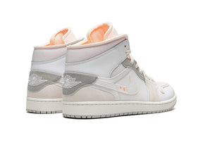 Nike Air Jordan 1 Mid SE Craft "Inside Out White Grey" - street-bill.dk