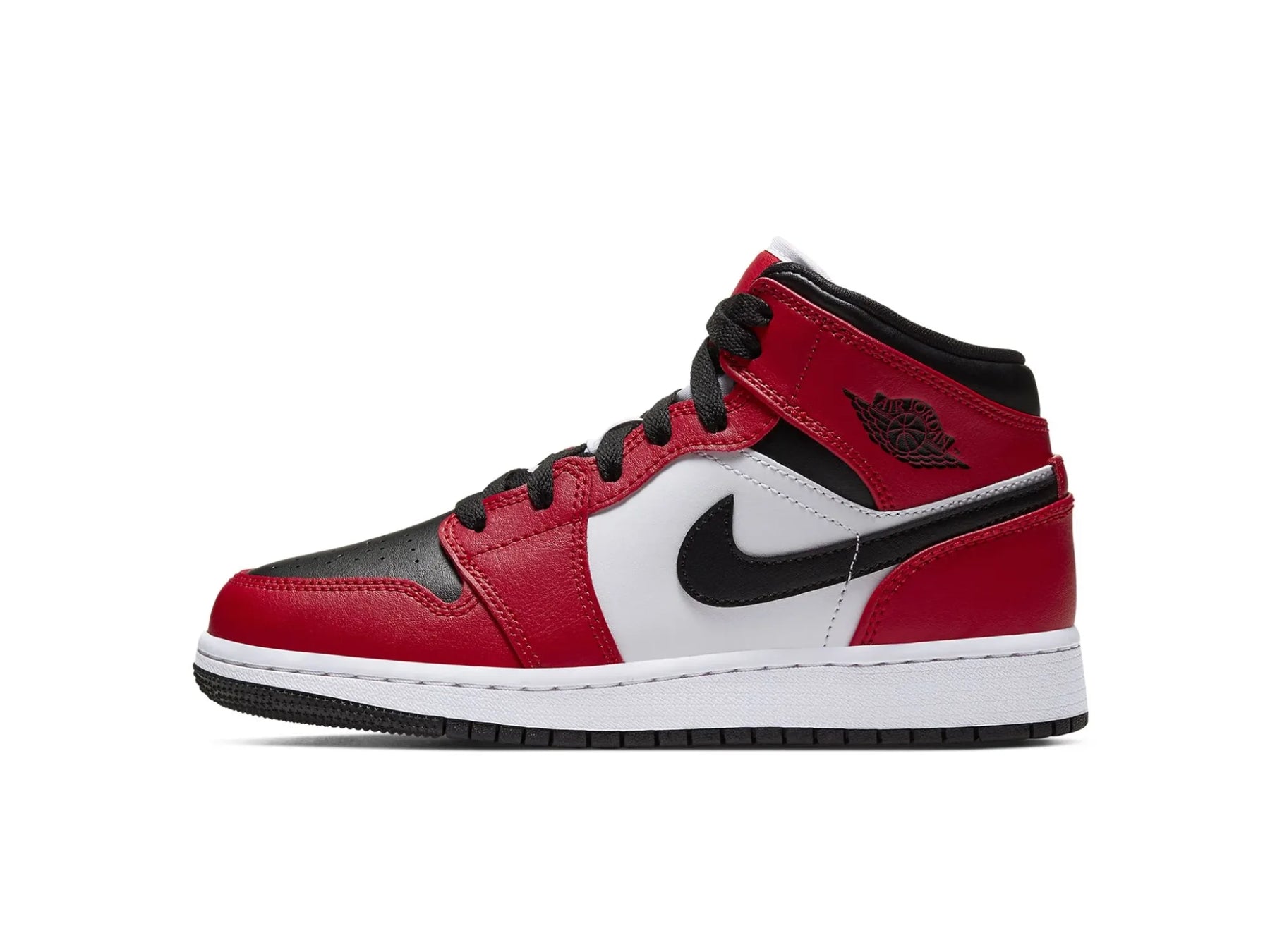 Nike Air Jordan 1 Mid "Chicago Black Toe" - street-bill.dk