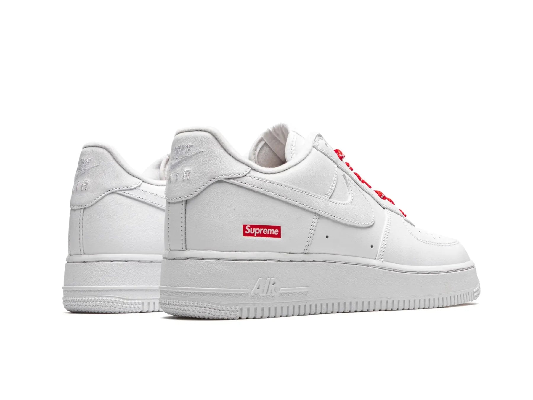 Nike Air Force 1 X Supreme "White" - street-bill.dk