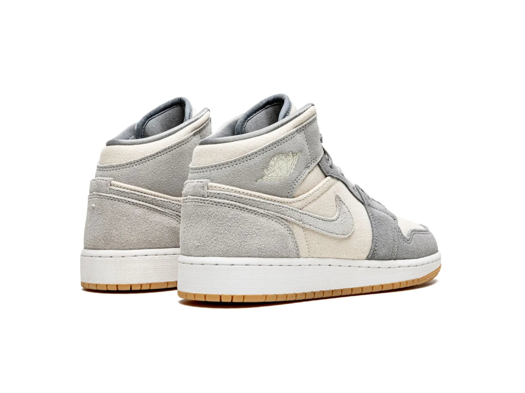 Nike Air Jordan 1 Mid "Coconut Milk Particle Grey" - street-bill.dk