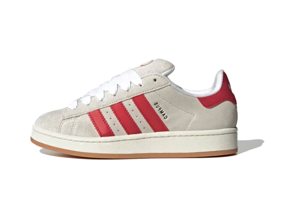 Adidas Campus 00s "Crystal White Better Scarlet" - street-bill.dk