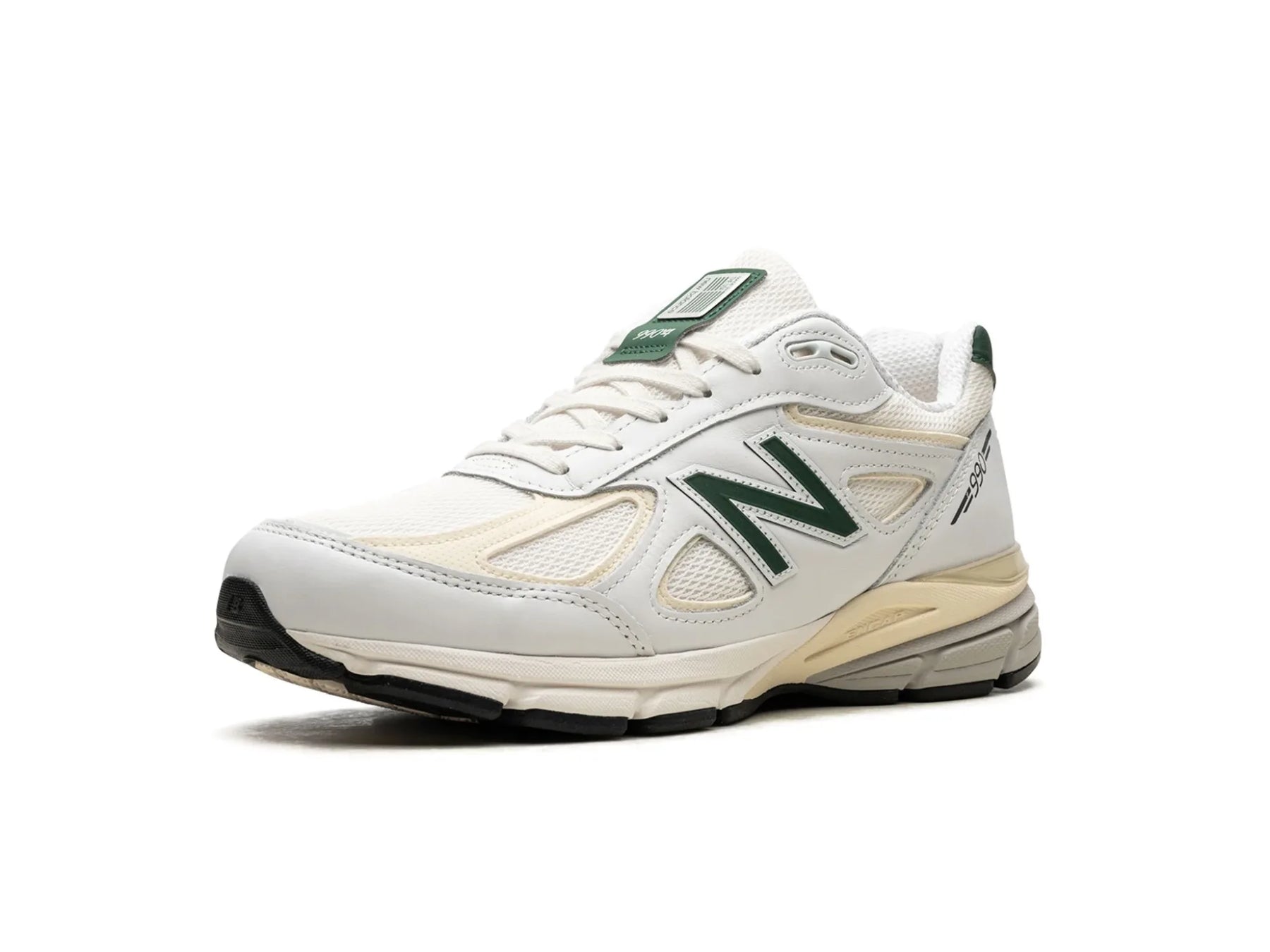 New Balance 990v4 MiUSA White Green