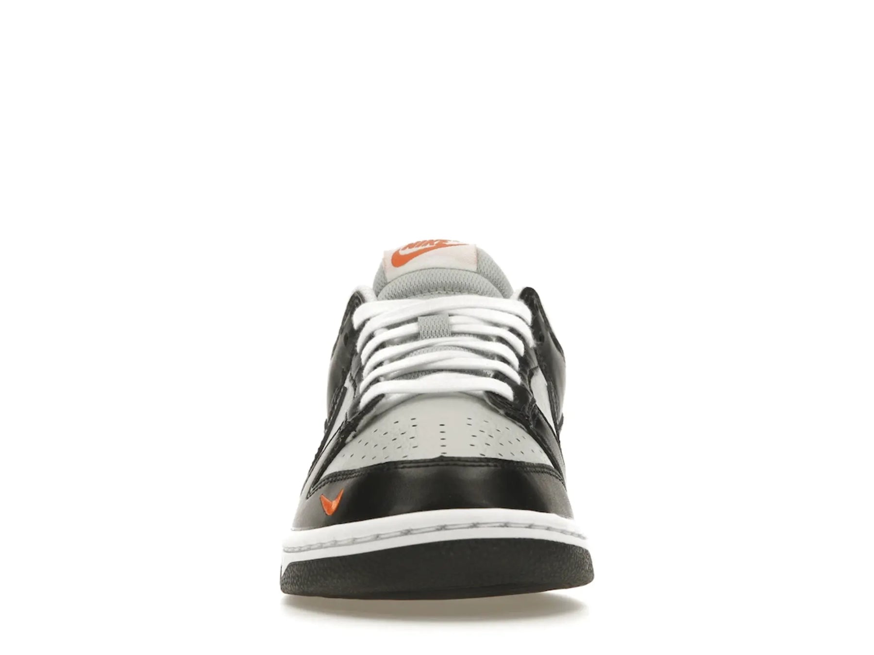 Nike Dunk Low "Grey Black Orange Mini Swoosh" - street-bill.dk