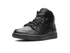 Nike Air Jordan 1 Mid "Triple Black 2022" - street-bill.dk