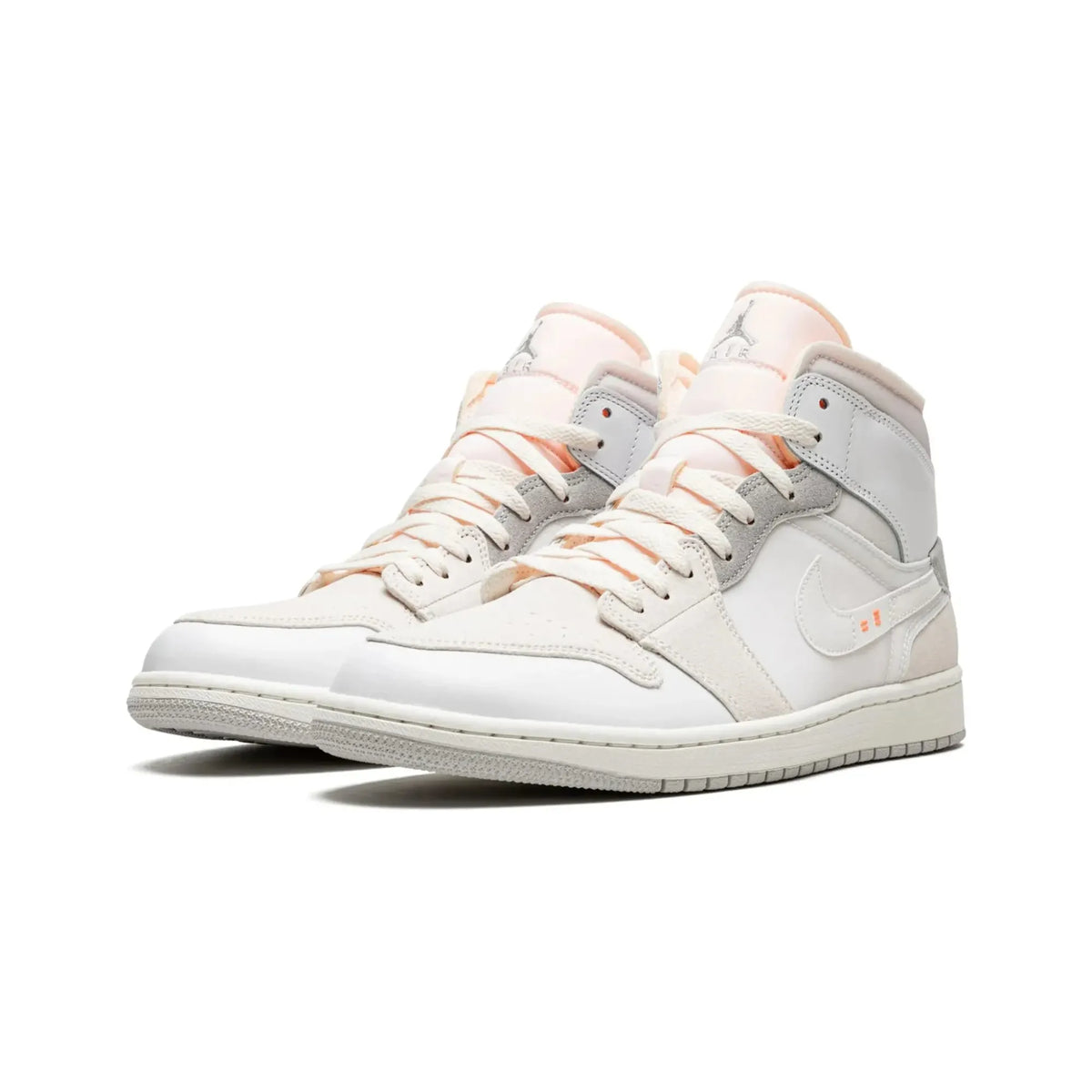 Nike Air Jordan 1 Mid SE Craft "Inside Out White Grey" - street-bill.dk