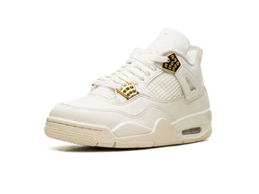 Jordan 4 Retro Metallic Gold (Women's)