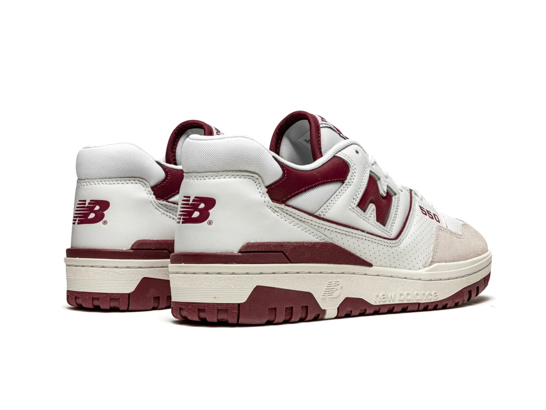 New Balance 550 Sea Salt "Burgundy" - street-bill.dk