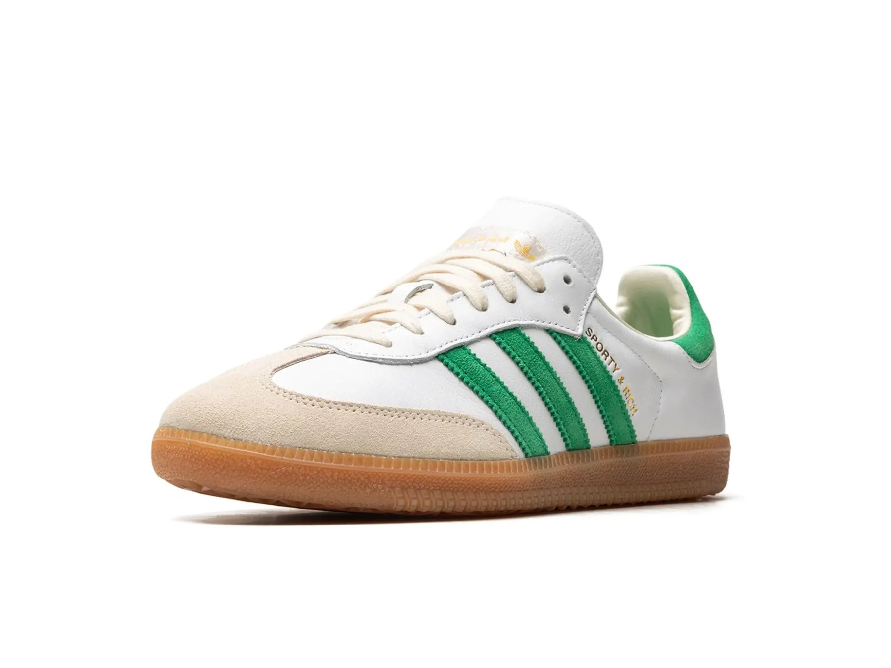 Adidas Samba "Sporty & Rich White Green" - street-bill.dk