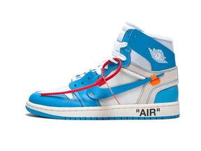 Nike Air Jordan 1 Retro High X Off-White "University Blue" - street-bill.dk