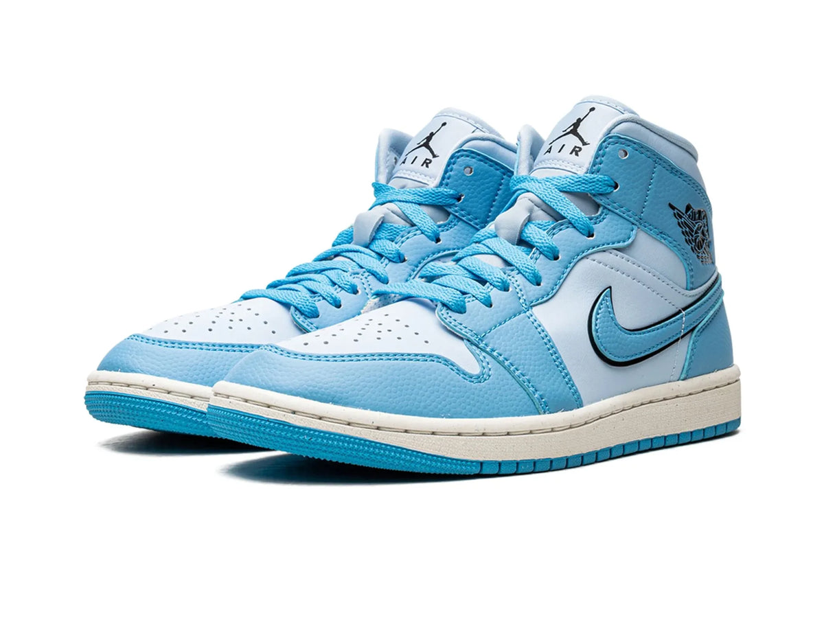 Nike Air Jordan 1 Mid "Ice Blue" - street-bill.dk