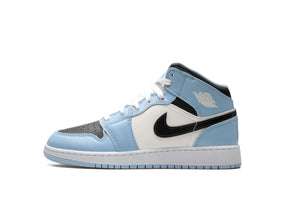 Nike Air Jordan 1 Mid "Ice Blue Black" - street-bill.dk