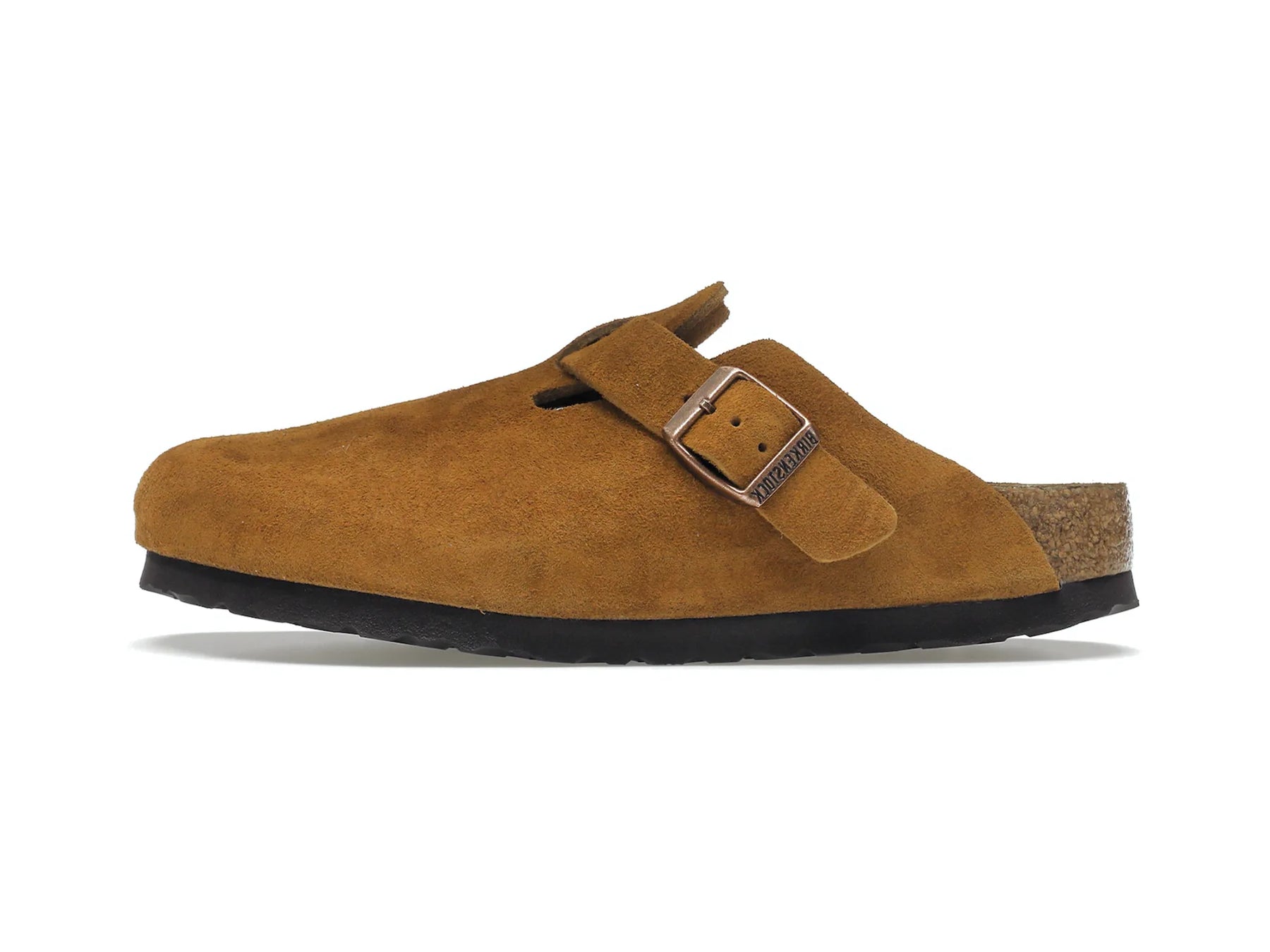 Birkenstock Boston "Soft Footbed Suede Mink" - street-bill.dk