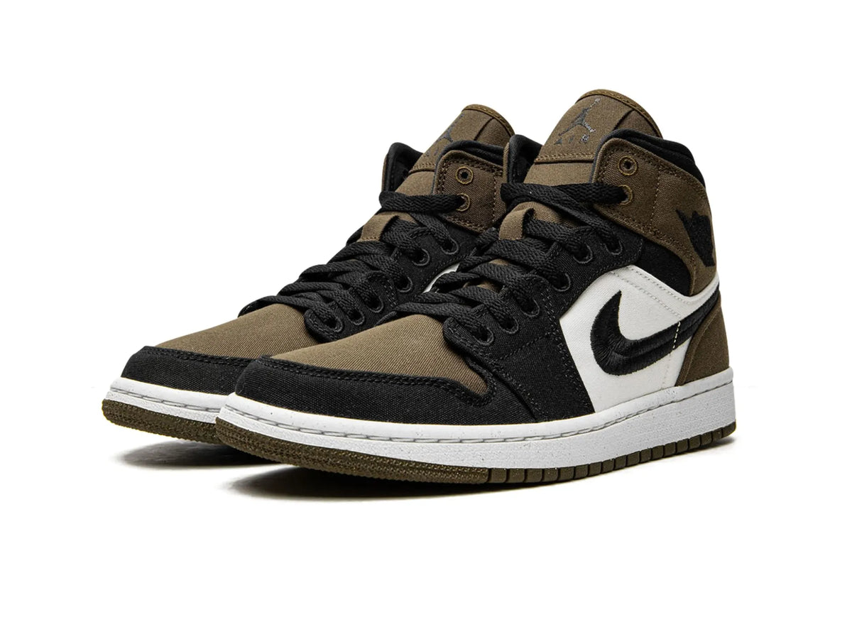 Nike Air Jordan 1 Mid "Olive Toe" - street-bill.dk