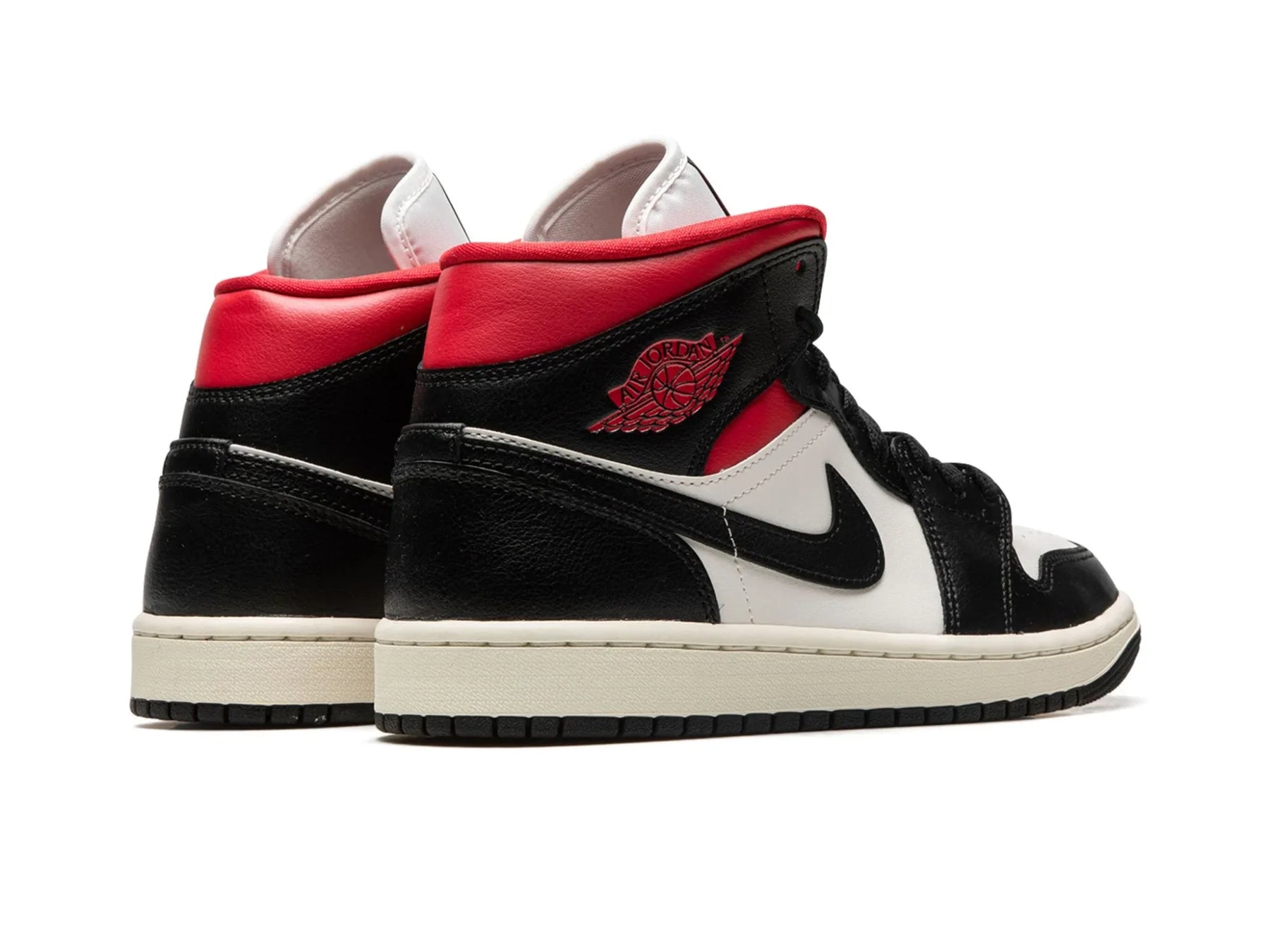 Nike Jordan 1 Mid "Gym Red Panda" - street-bill.dk