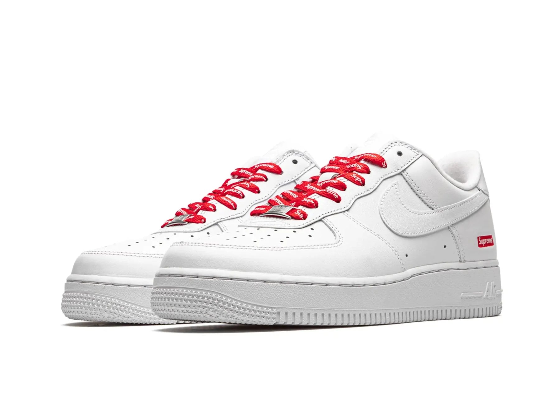 Nike Air Force 1 X Supreme "White" - street-bill.dk