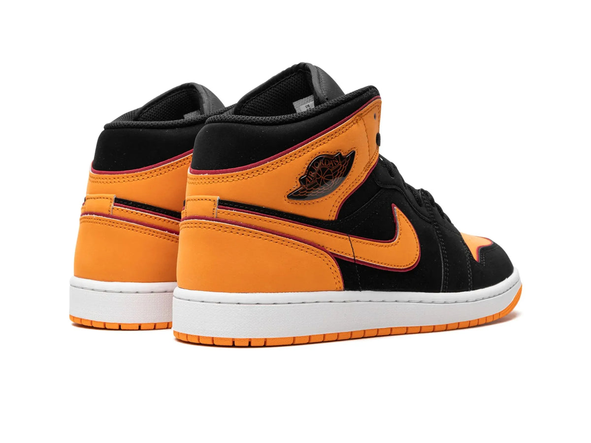 Nike Air Jordan 1 Mid "Orange Black" - street-bill.dk