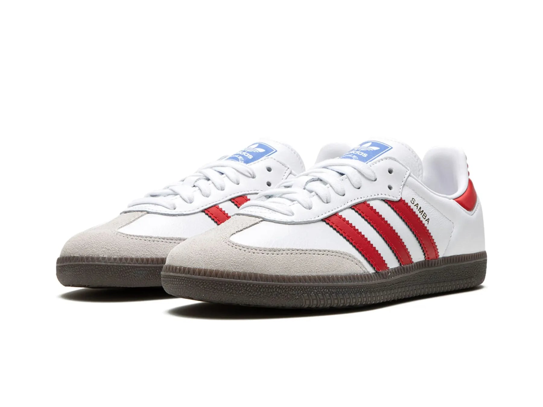 Adidas Samba "White Better Scarlet" - street-bill.dk