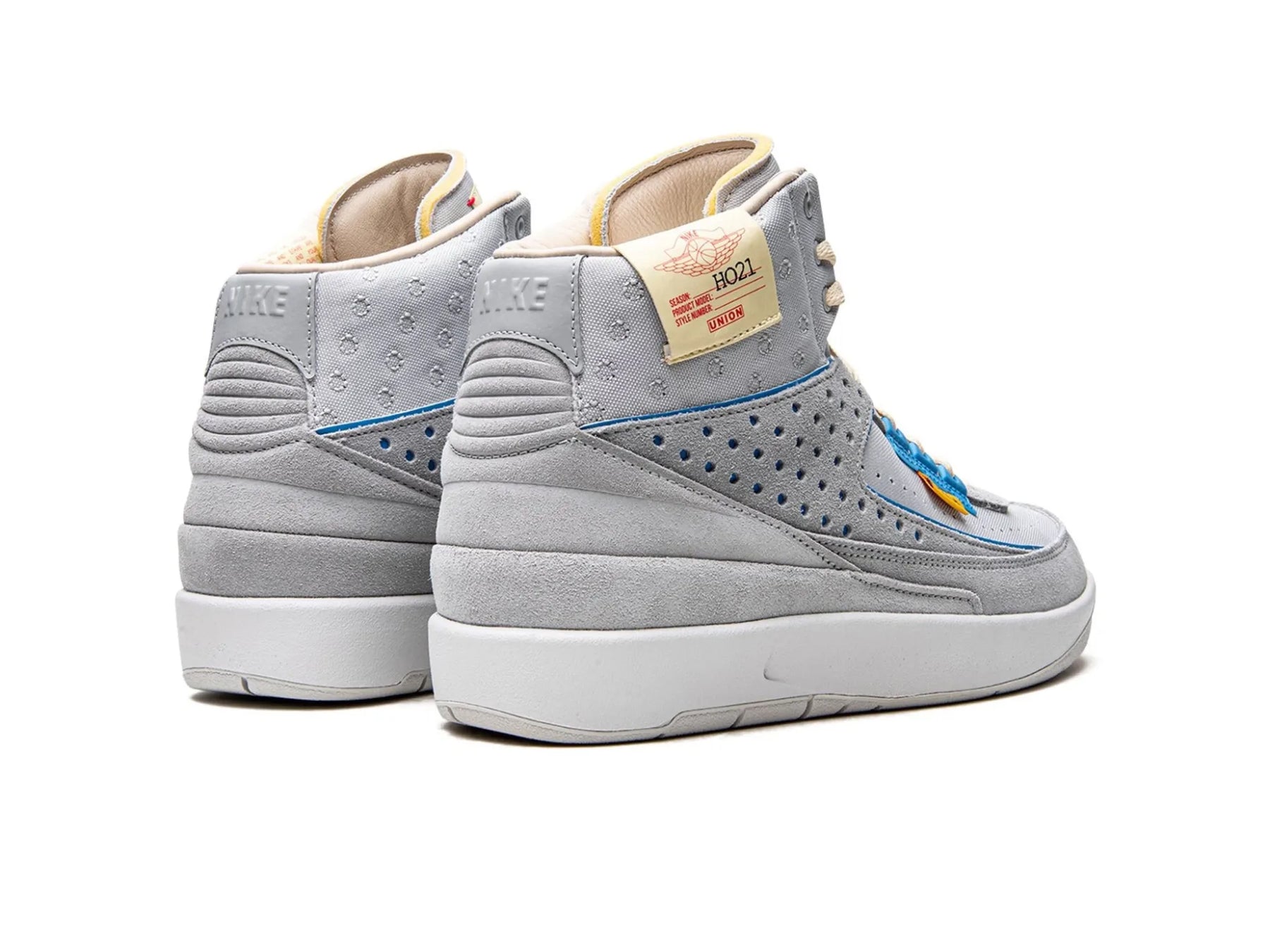 Nike Air Jordan 2 Retro SP Union "Grey Fog" - street-bill.dk