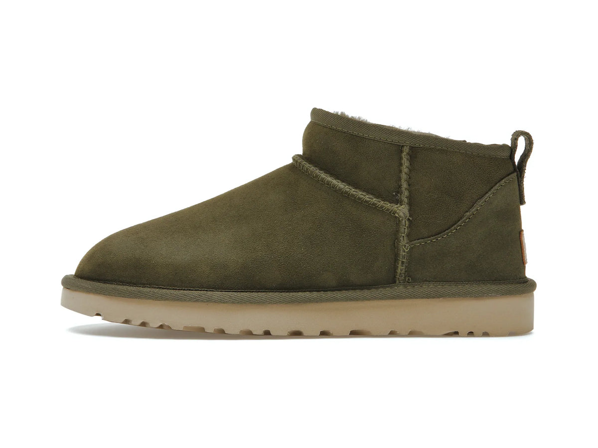 UGG Classic "Ultra Mini Boot Burnt Olive" - street-bill.dk