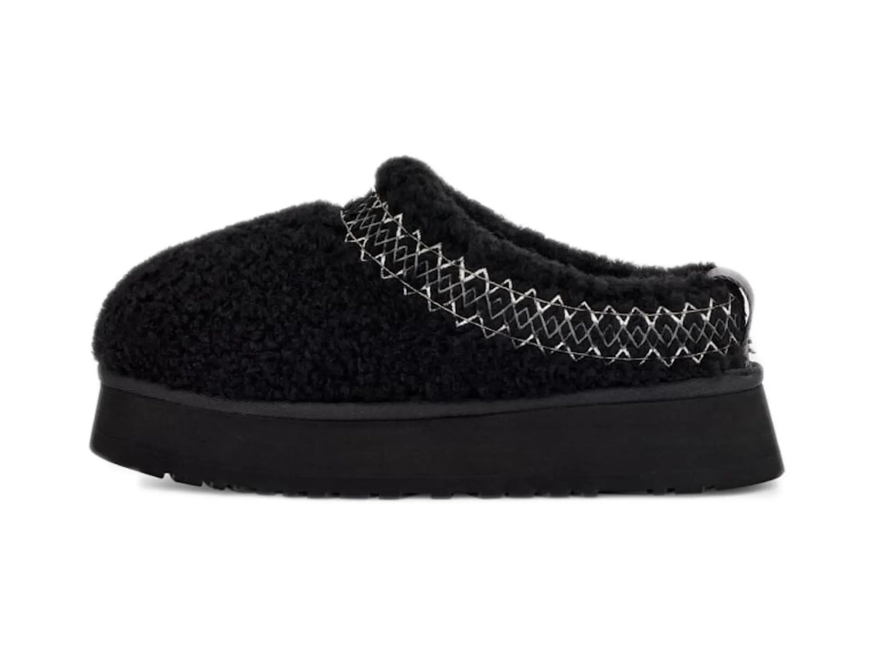 UGG Tazz Slipper Heritage Braid Black (Women's)