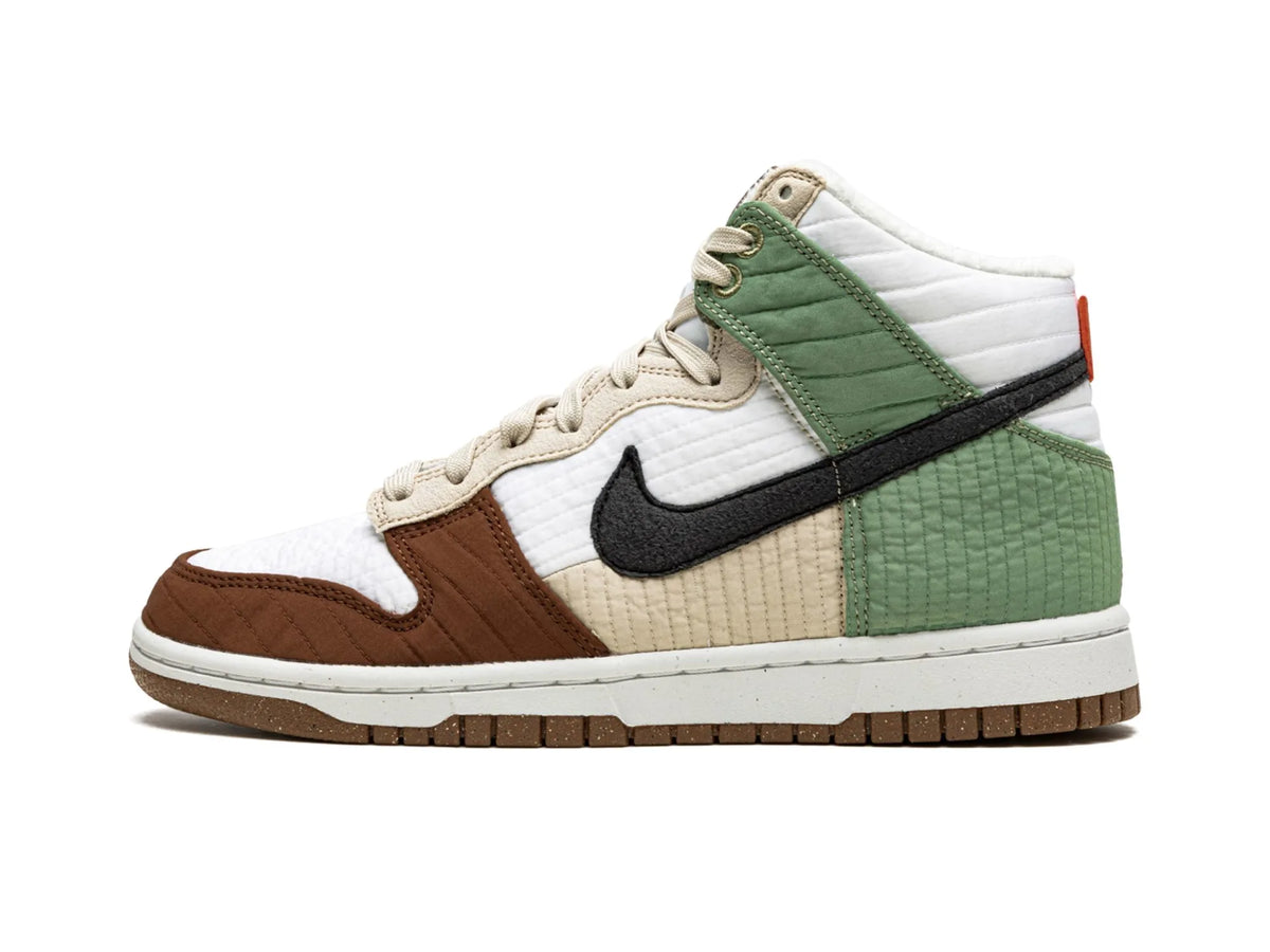 Nike Dunk High Next Nature "Oil Green" - street-bill.dk