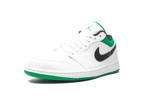 Nike Air Jordan 1 Low "White Lucky Green Black" - street-bill.dk