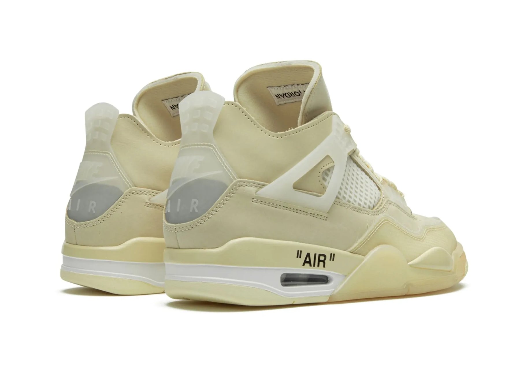 Nike Air Jordan 4 Retro X Off-White "Sail" - street-bill.dk