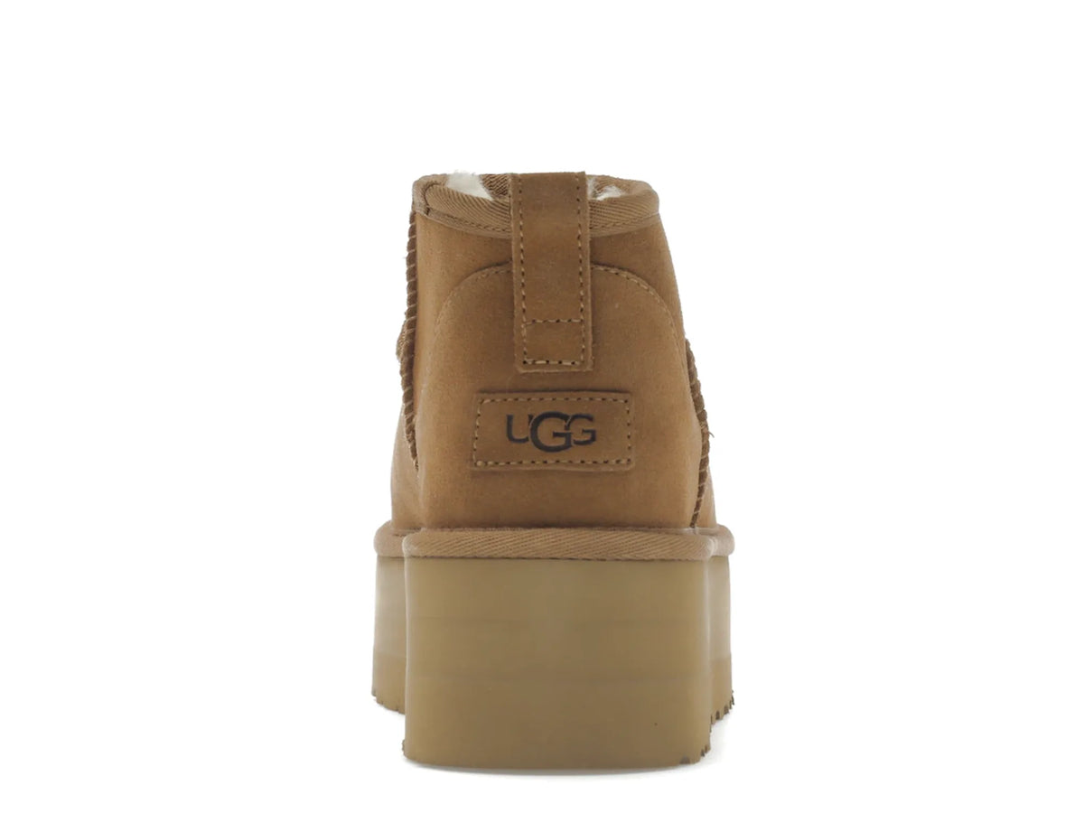 UGG Classic "Ultra Mini Platform Chestnut" - street-bill.dk