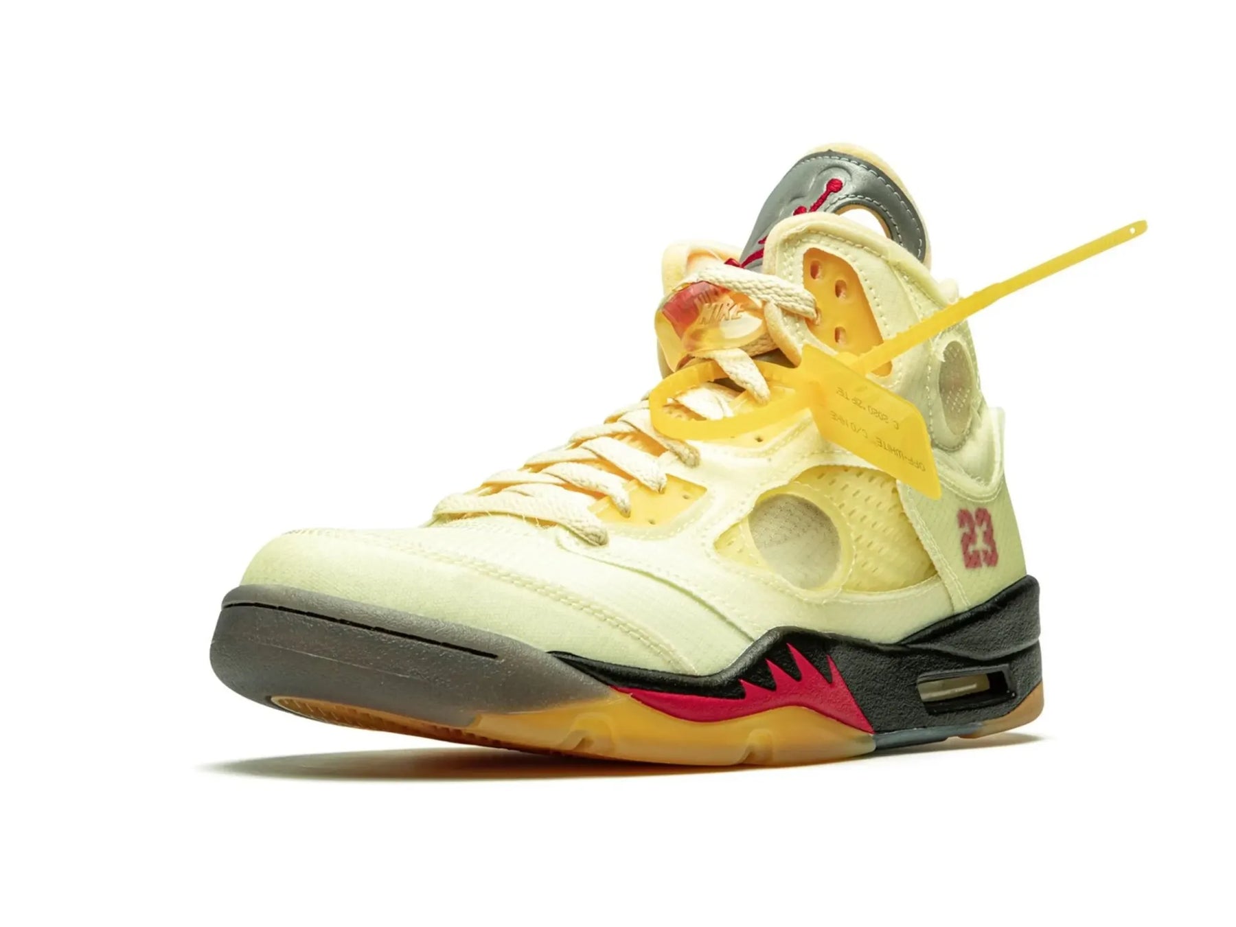 Nike Air Jordan 5 Retro X Off-White "Sail" - street-bill.dk