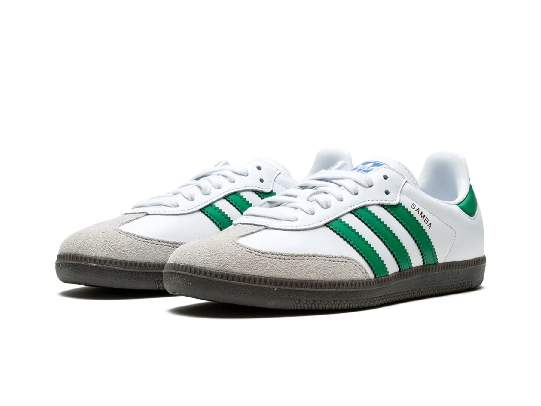 Adidas Samba "Footwear White Green" - street-bill.dk