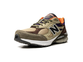 New Balance 990v3 MiUSA X Teddy Santis "Khaki Orange" - street-bill.dk