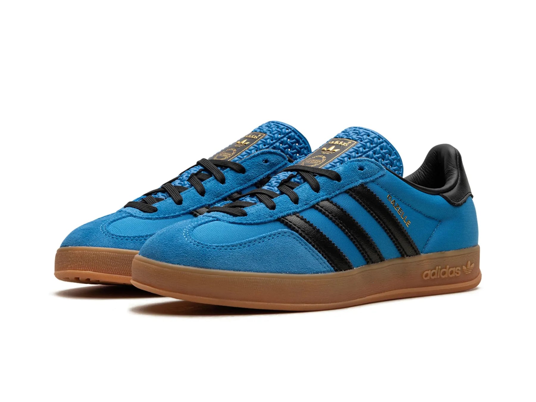 Adidas Gazelle Indoor "Bright Blue Black Gum" - street-bill.dk